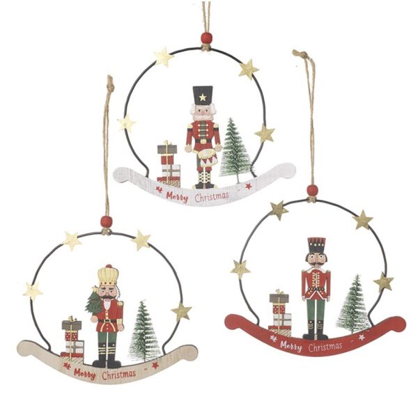 Hanging Nutcracker Hoop 🛍🚚